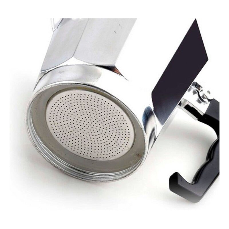 Italienische Kaffeekanne Haeger Moka Aluminium