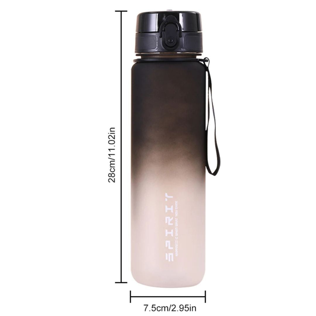 Stilvolle Wasserflasche in umwerfender Farbe für Sport & Alltag