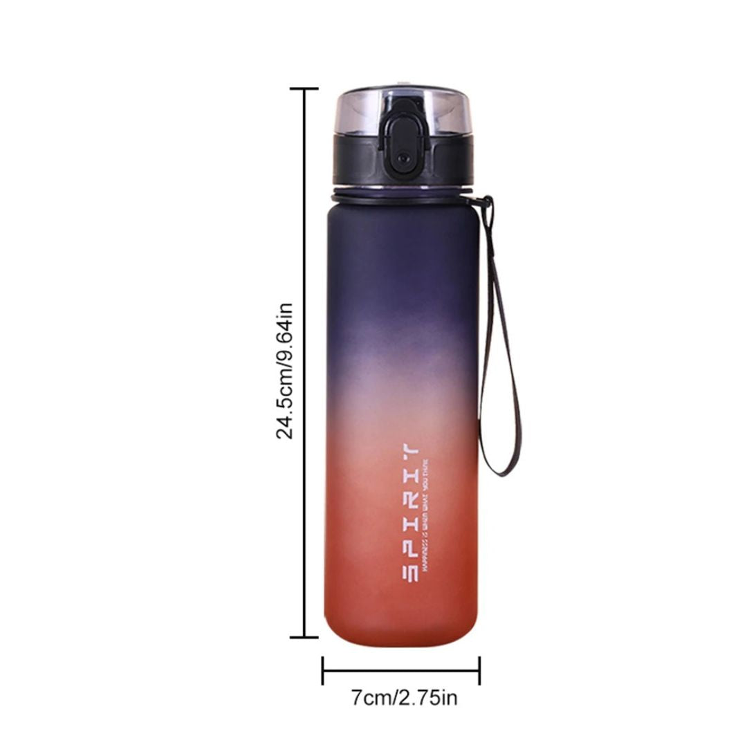 Stilvolle Wasserflasche in umwerfender Farbe für Sport & Alltag