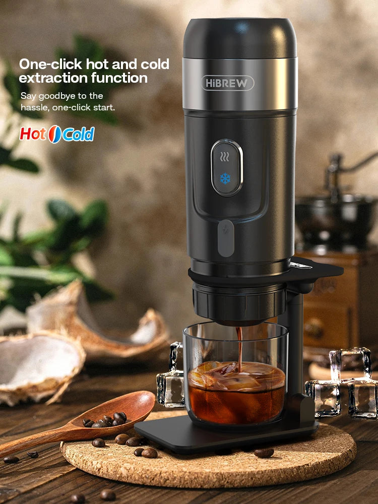 HiBREW H4A Portable Espresso-Maschine – 3-in-1 für Auto & Zuhause
