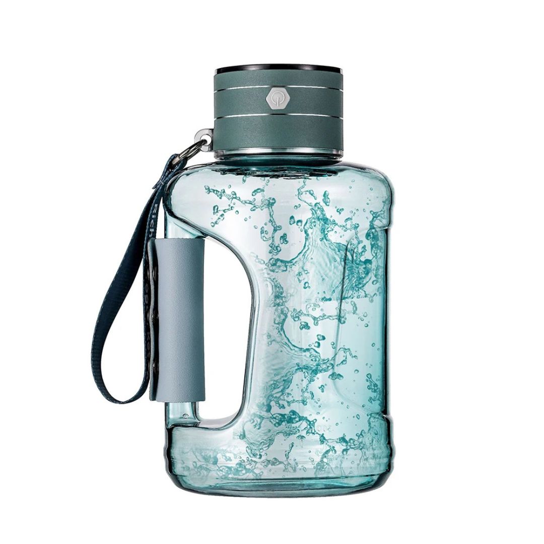 Hydrogen Wasserflasche 1,5L – Trinkwasser auf Knopfdruck.