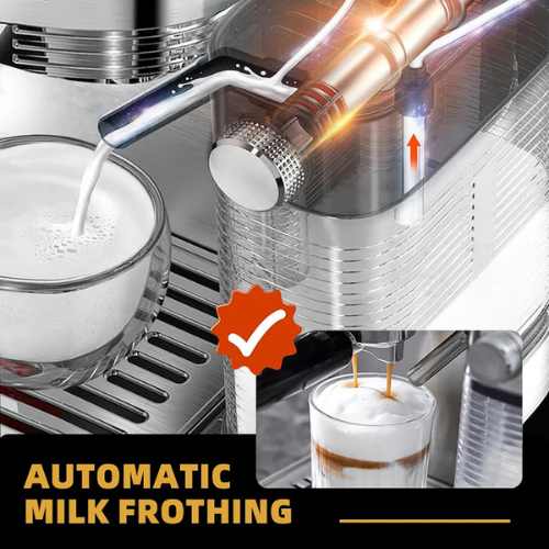 Cafelffe 3in1 Espressomaschine CM1638 – Espresso, Cappuccino & Latte wie vom Barista