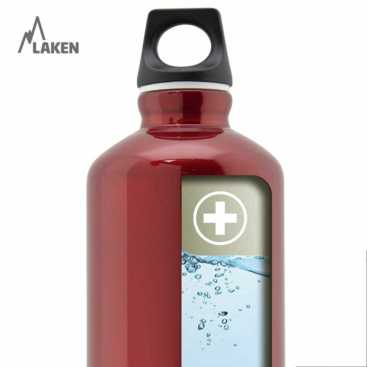 Laken Futura Wasserflasche Rot 0,6 L – Sport & Outdoor Trinkflasche