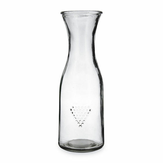 Flasche Quid Viba Breit Transparentes Glas 1 L