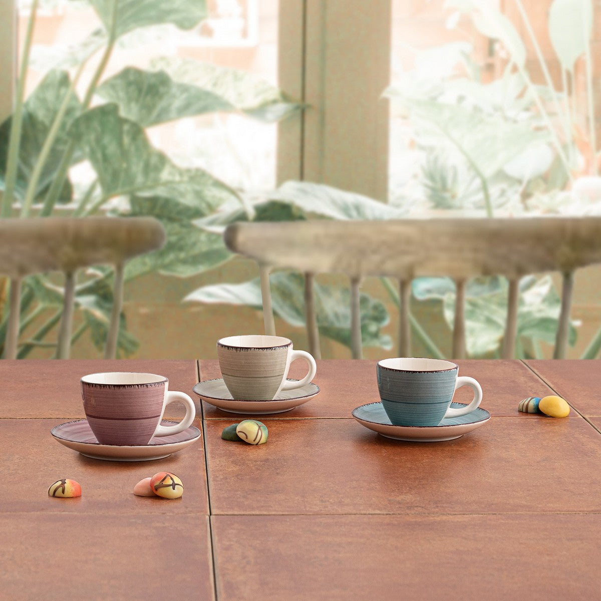 Stück Kaffeetassen-Set Quid Vita Morning 12 Stück (90 ml)