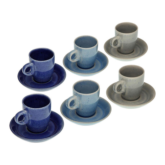Stück Kaffeetassen-Set Versa Keramik (3,6 x 6,6 x 5,5 cm) (12 Stück)