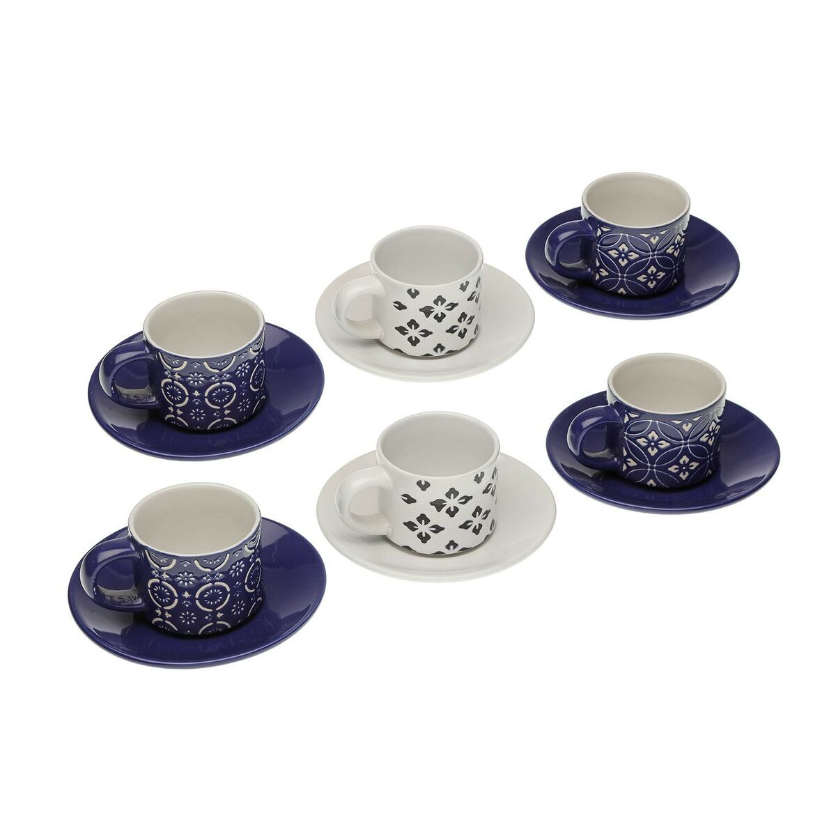 Stück Kaffeetassen-Set Versa Regina Keramik (6 Stück)