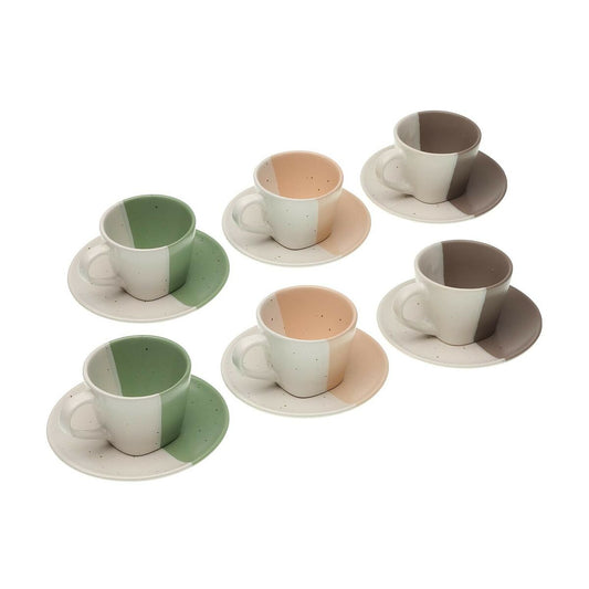 Kaffeetassen-Set Versa Clara Keramik (6 Stück)