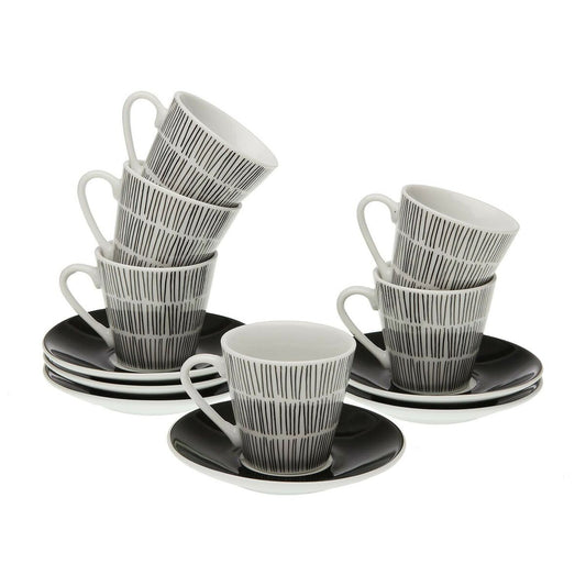 Stück Kaffeetasse Set Versa New Lines Porzellan (6 Stück)