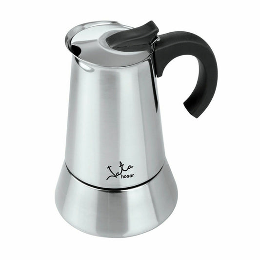 Italienische Kaffeekanne JATA CAX104 ODIN aus Edelstahl (4 Tassen)