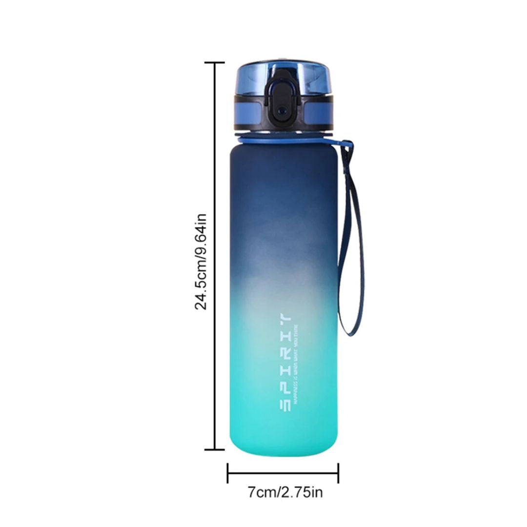 Stilvolle Wasserflasche in umwerfender Farbe für Sport & Alltag