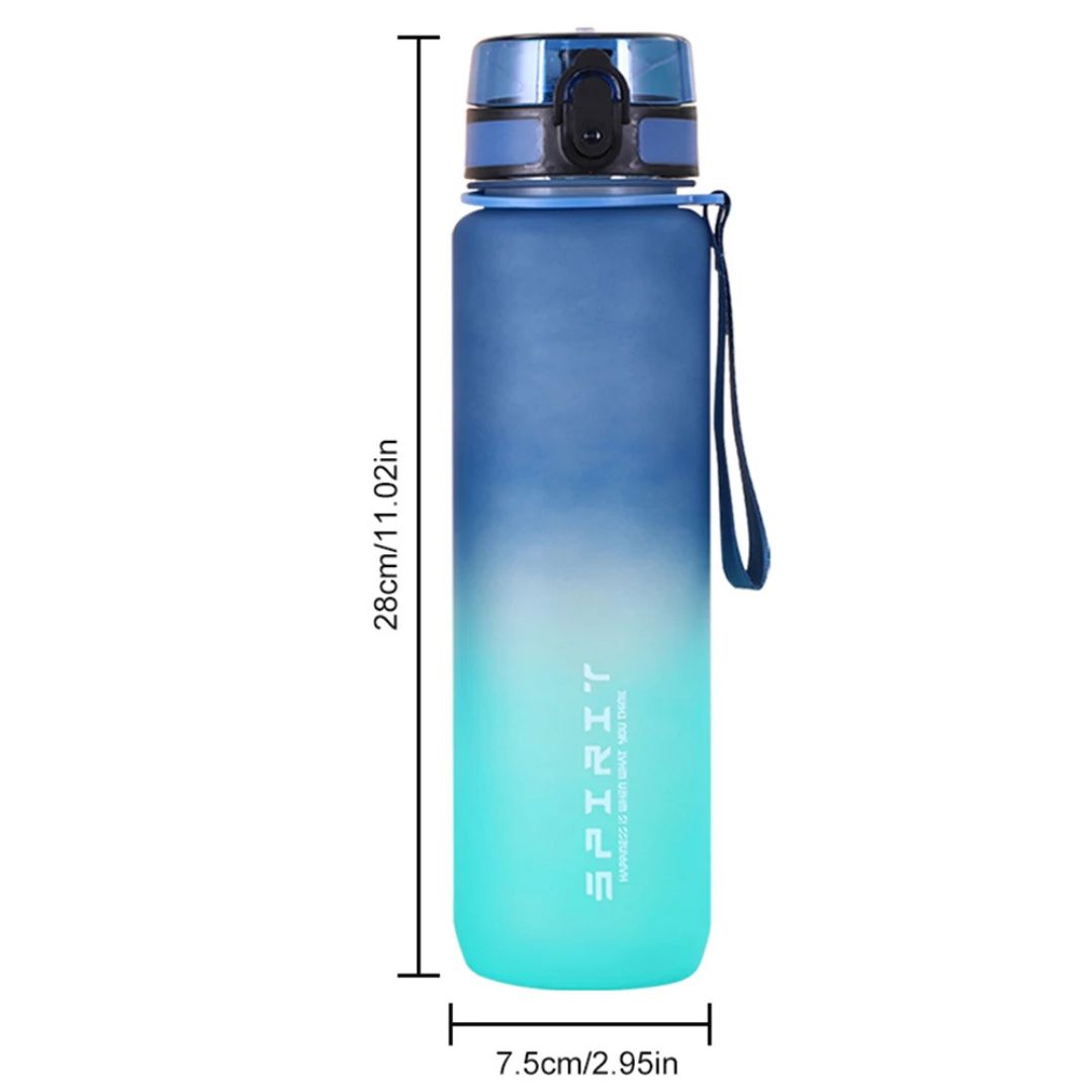 Stilvolle Wasserflasche in umwerfender Farbe für Sport & Alltag