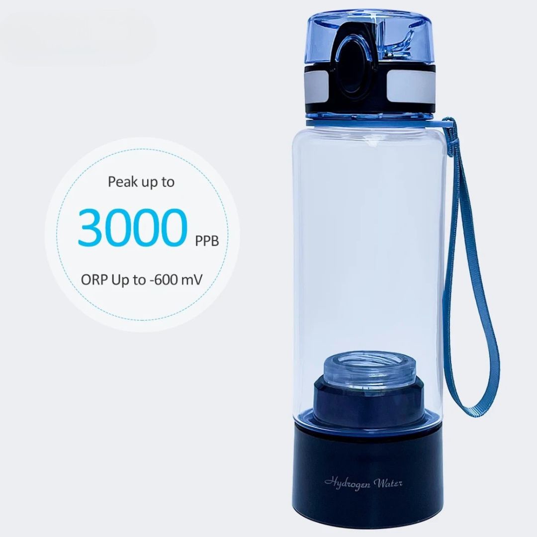Bluevida Q8 Wasserstoffwasser Generator Tragbare H₂ Wasserkanne PEM SPE Technologie 380 ml