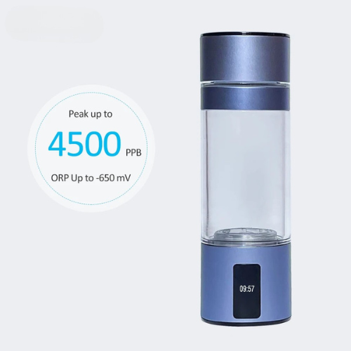 BlueVida Max – Tragbare Wasserstoffflasche mit bis zu 4500 ppb H₂, DuPont™ N117, SPE/PEM-Technologie & Inhalationsset