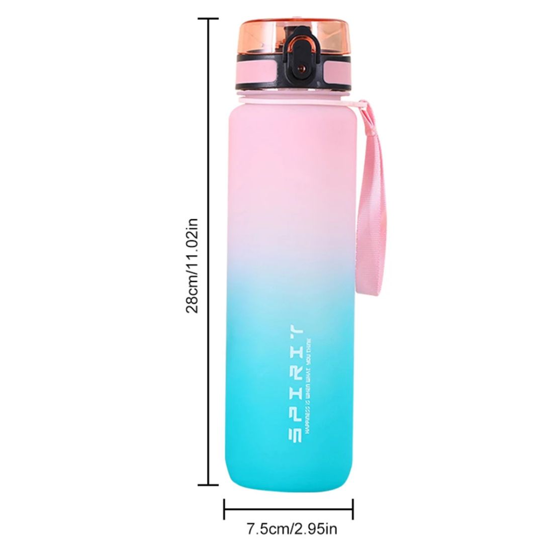 Stilvolle Wasserflasche in umwerfender Farbe für Sport & Alltag