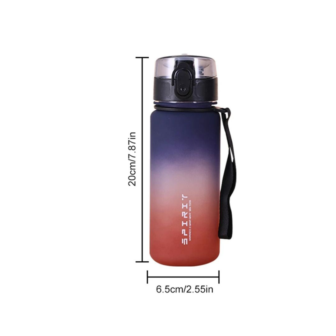 Stilvolle Wasserflasche in umwerfender Farbe für Sport & Alltag