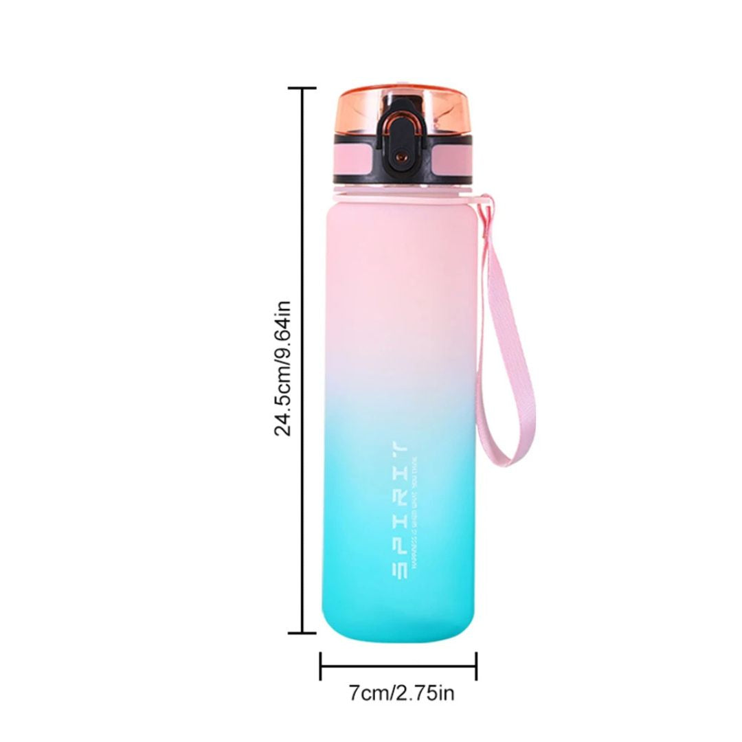Stilvolle Wasserflasche in umwerfender Farbe für Sport & Alltag