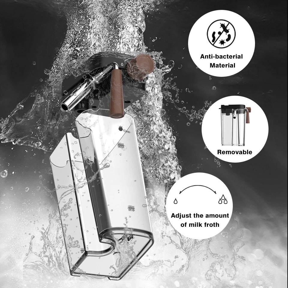 HiBREW H8A 3-in-1 Vollautomatische Kaffeemaschine – Espresso, Cappuccino &amp; Latte, 20 Bar