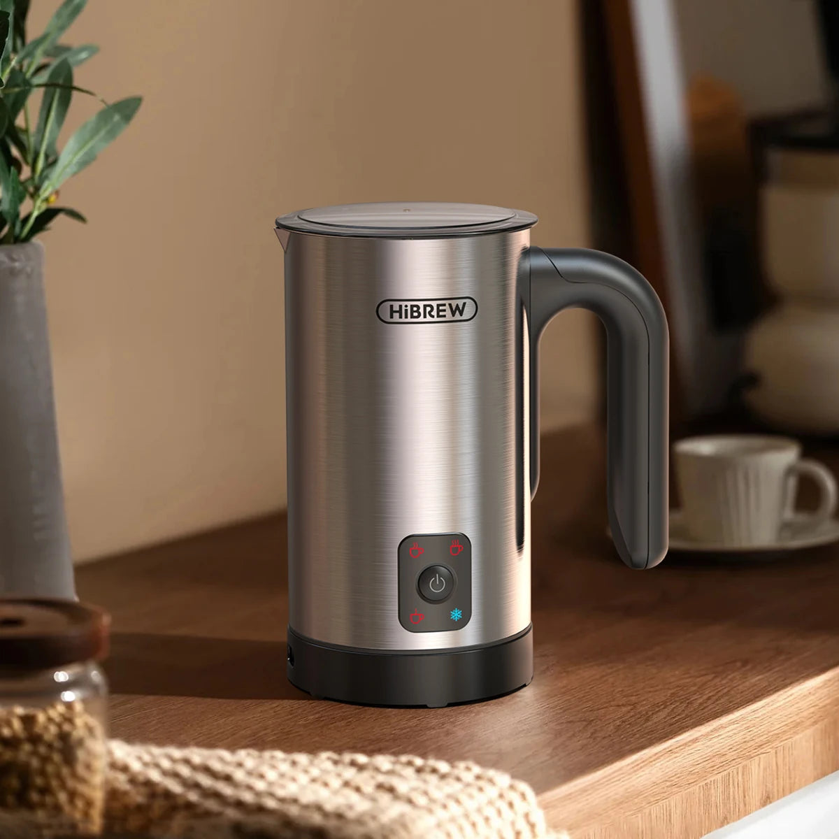HiBREW M3A 4-in-1 Milchaufschäumer – Vollautomatisch & Vielseitig