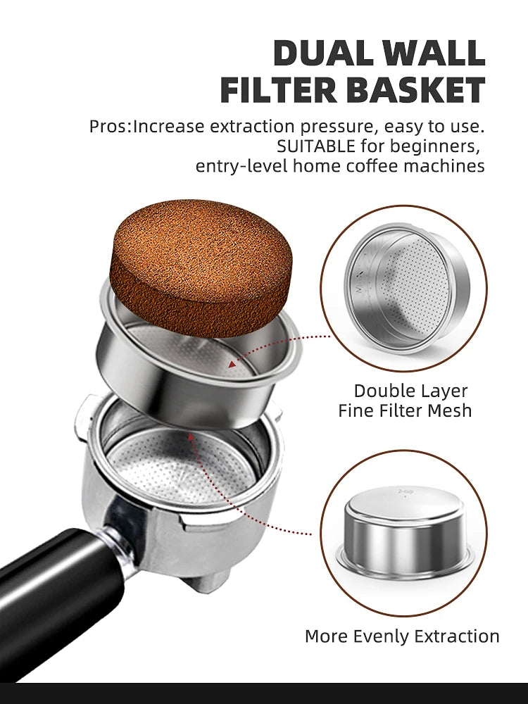 Cafelffe 3in1 Espressomaschine CM1638 – Espresso, Cappuccino & Latte wie vom Barista