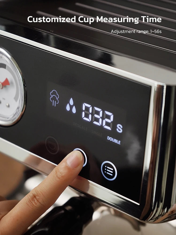 HiBREW H7A Dual-Boiler Espressomaschine – Profi Bohne-zu-Tasse