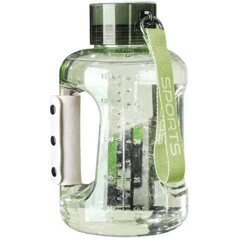 Tragbare 1,5 L H₂-Wasserflasche für Alltag, Sport und Reisen