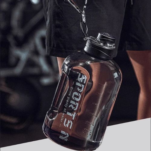 1.7L / 2.7L Sport Trinkflasche – Große Tragbare Wasserflasche für Fitness, Camping & Outdoor – Ideal für Männer & Radsport