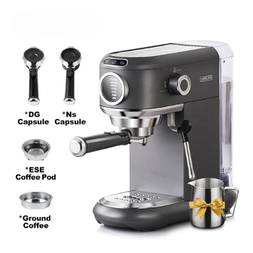 Cafelffe 4 in 1 Espressomaschine ST-695F – Multifunktionaler Kaffeevollautomat für Kapseln Pads und Pulver