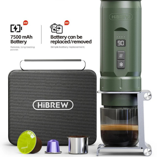 HiBREW H4C – Kompakte 3-in-1 Espressomaschine für unterwegs