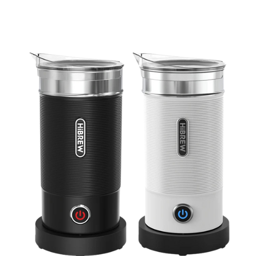 HiBREW M1A Elektrischer Milchaufschäumer – Für heißen & kalten Milchschaum, Kakao, Latte & mehr