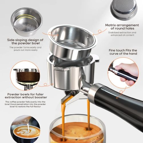 HiBREW H10B Halbautomatische 20 Bar Espressomaschine