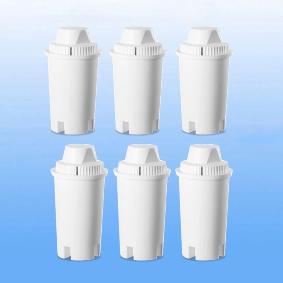 6x Alkaline Filterkartuschen – Ersatzfilter für Brita Classic | pH 8–10, antioxidativ & mineralisierend