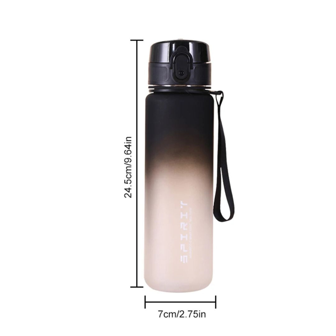 Stilvolle Wasserflasche in umwerfender Farbe für Sport & Alltag