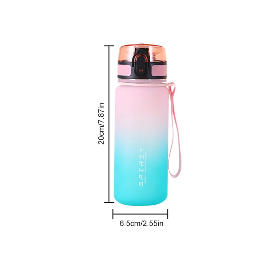 Stilvolle Wasserflasche in umwerfender Farbe für Sport & Alltag