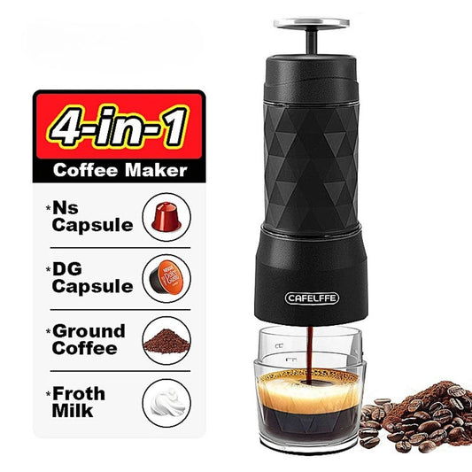 Espressomaschine to Go – Cafelffe 3-in-1 System mit Nespresso- & Dolce Gusto